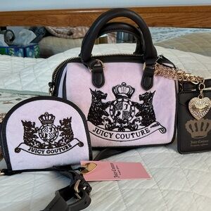 Juice couture bag and wallet